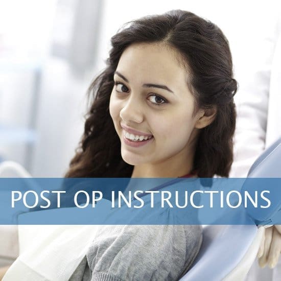 Post Op Instructions - Framingham Dentists, Unique Dental of Framingham.